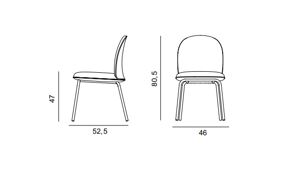 Ace Chair Black Steel