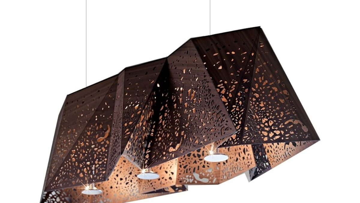Plywood Chandelier