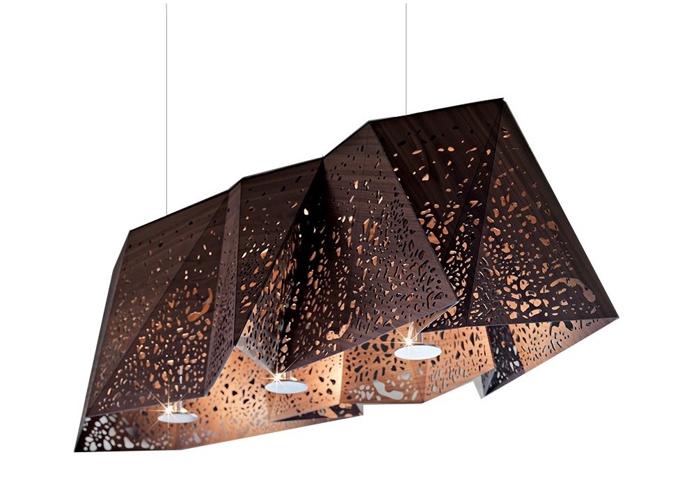 Plywood Chandelier