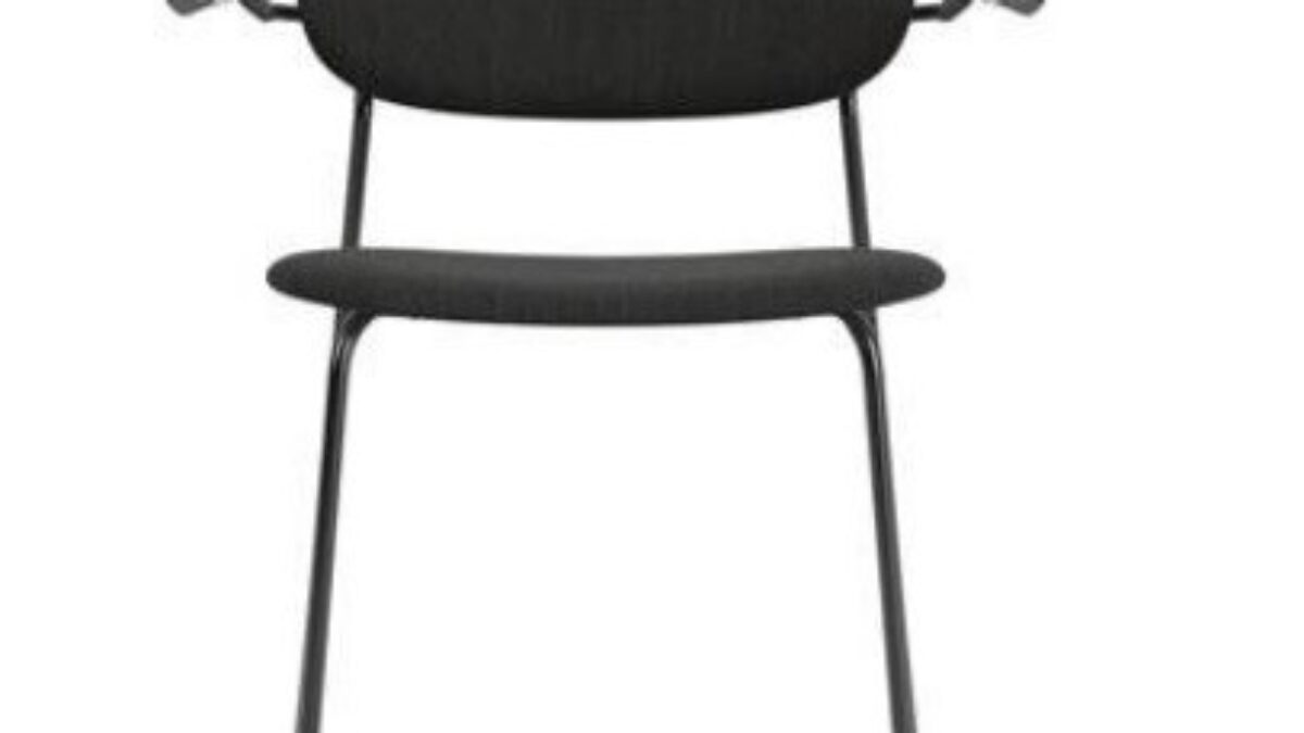 DINING CHAIR W/ARMREST- Chrome