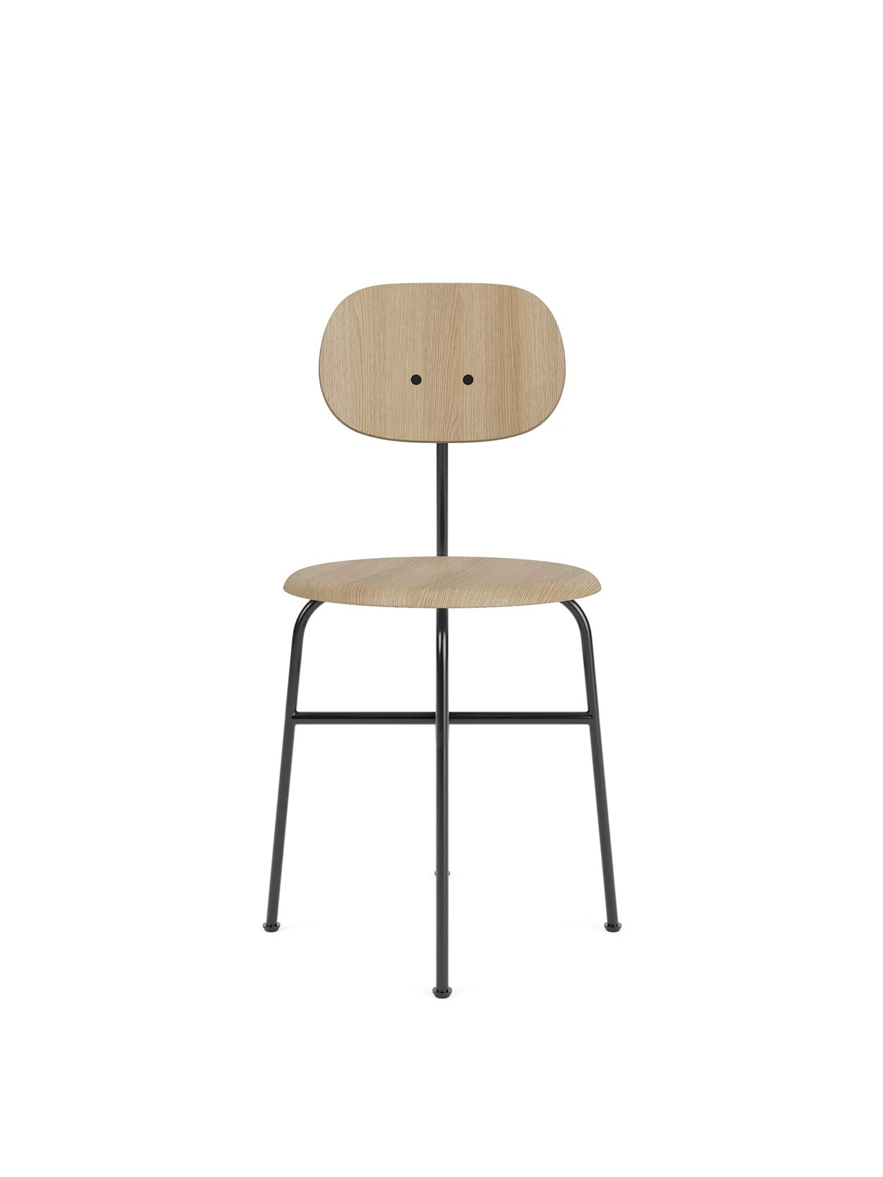 AFTEROOM DINING CHAIR PLUS BLACK BASE, VENEER