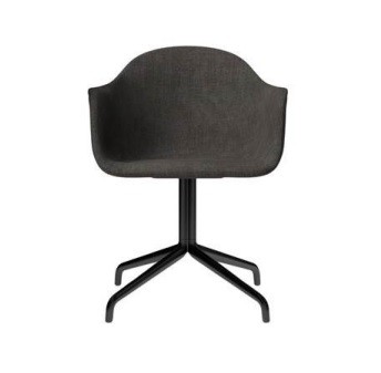 HARBOUR DINING CHAIR, STAR BASE W/SWIVEL, UPHOLSTERED SHELL