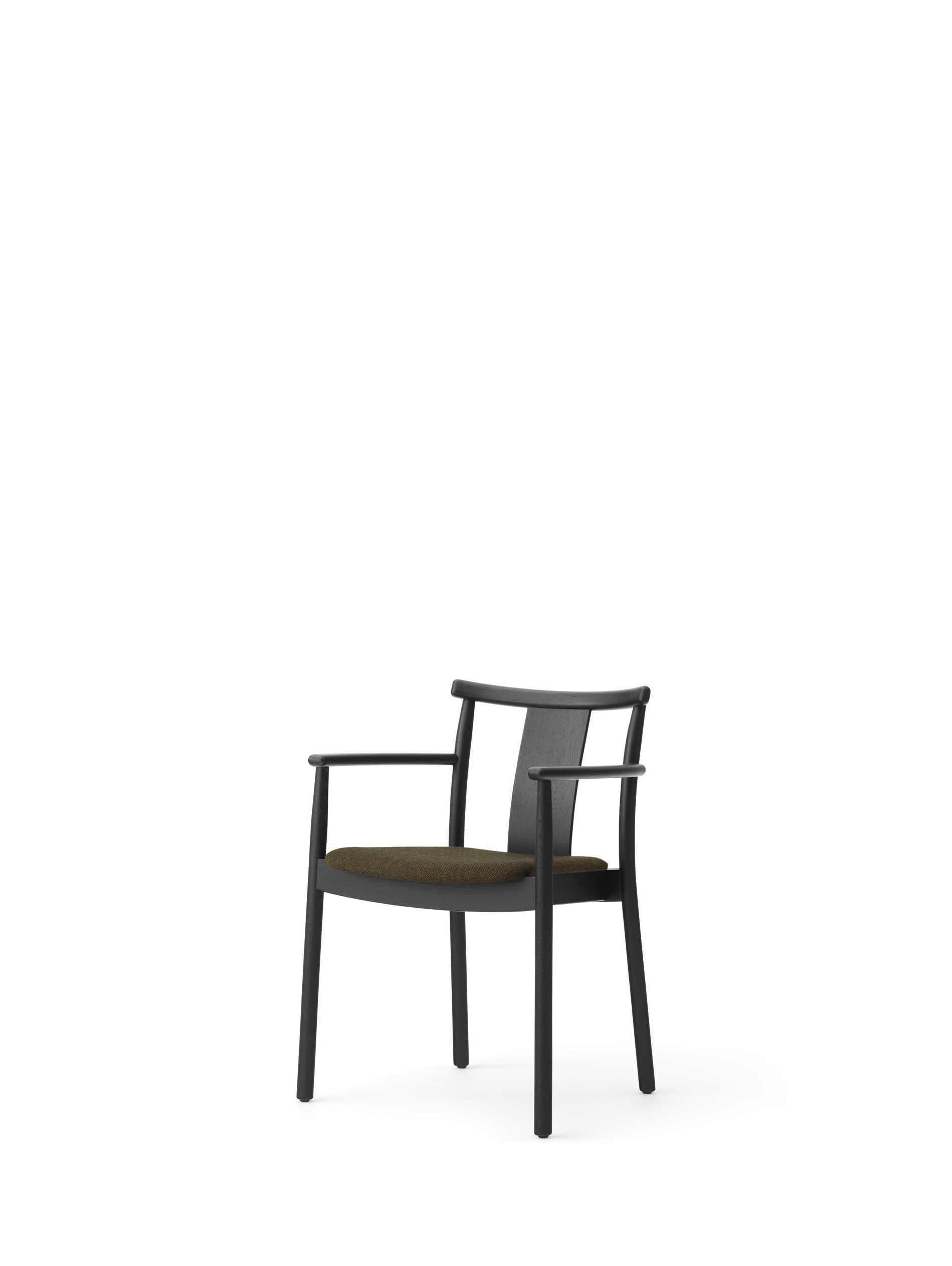 MERKUR DINING CHAIR W/ARMREST UPHOLSTERED SEAT