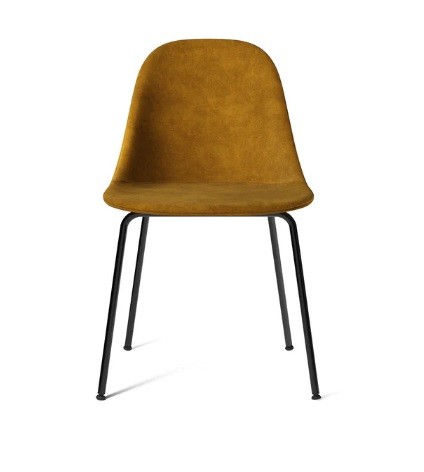 HARBOUR SIDE DINING CHAIR, STEEL BASE, UPHOLSTERED SHELL