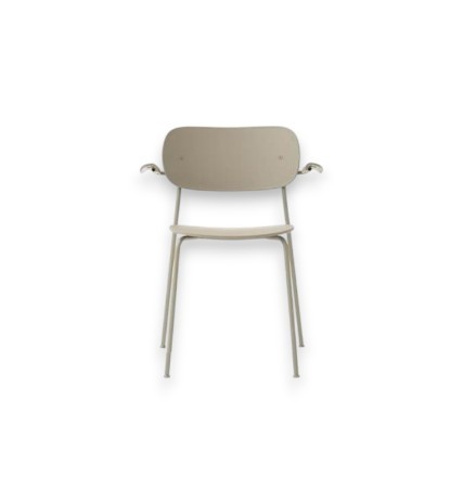 DINING CHAIR W/ARMREST PLASTIC