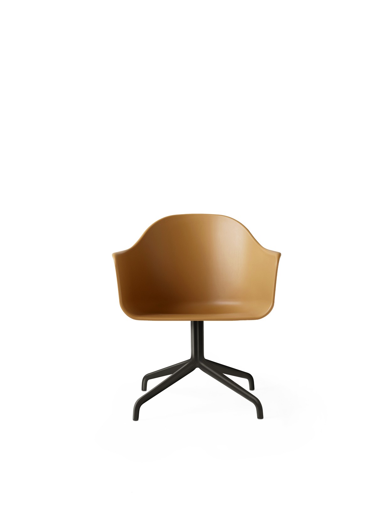HARBOUR DINING CHAIR, STAR BASE W/SWIVEL, PLASTIC SHELL