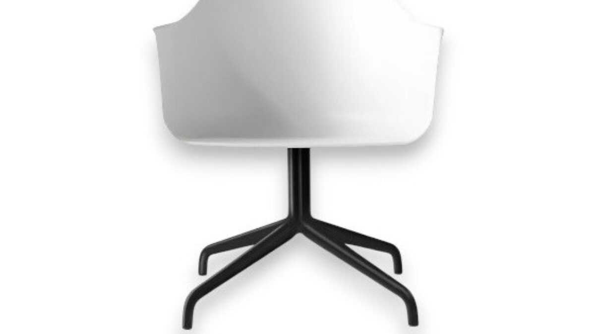 HARBOUR DINING CHAIR, STAR BASE W/SWIVEL, PLASTIC SHELL