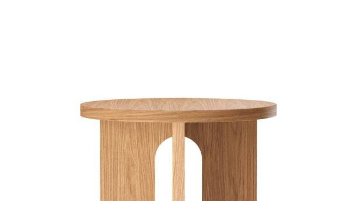 ANDROGYNE SIDE TABLE WOOD BASE