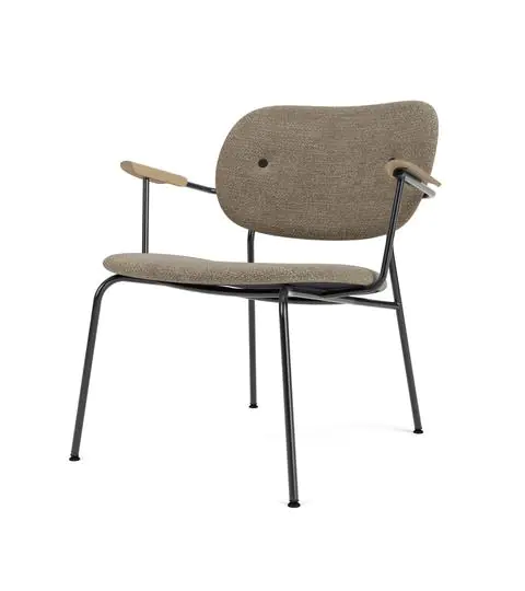 CO LOUNGE CHAIR W/ARMREST, UPHOLSTERED SEAT AND BACK