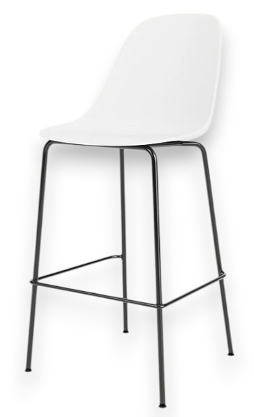 HARBOUR SIDE COUNTER CHAIR, PLASTIC SHELL