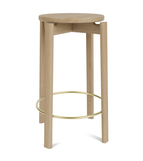 PASSAGE COUNTER STOOL, WOOD W. RING