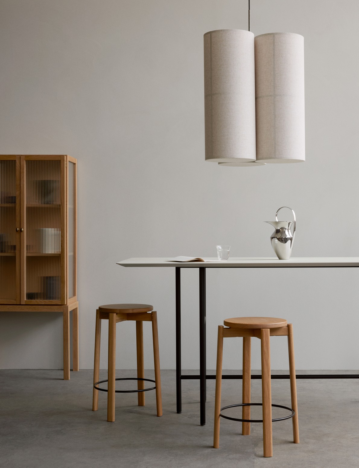 PASSAGE COUNTER STOOL, WOOD W. RING