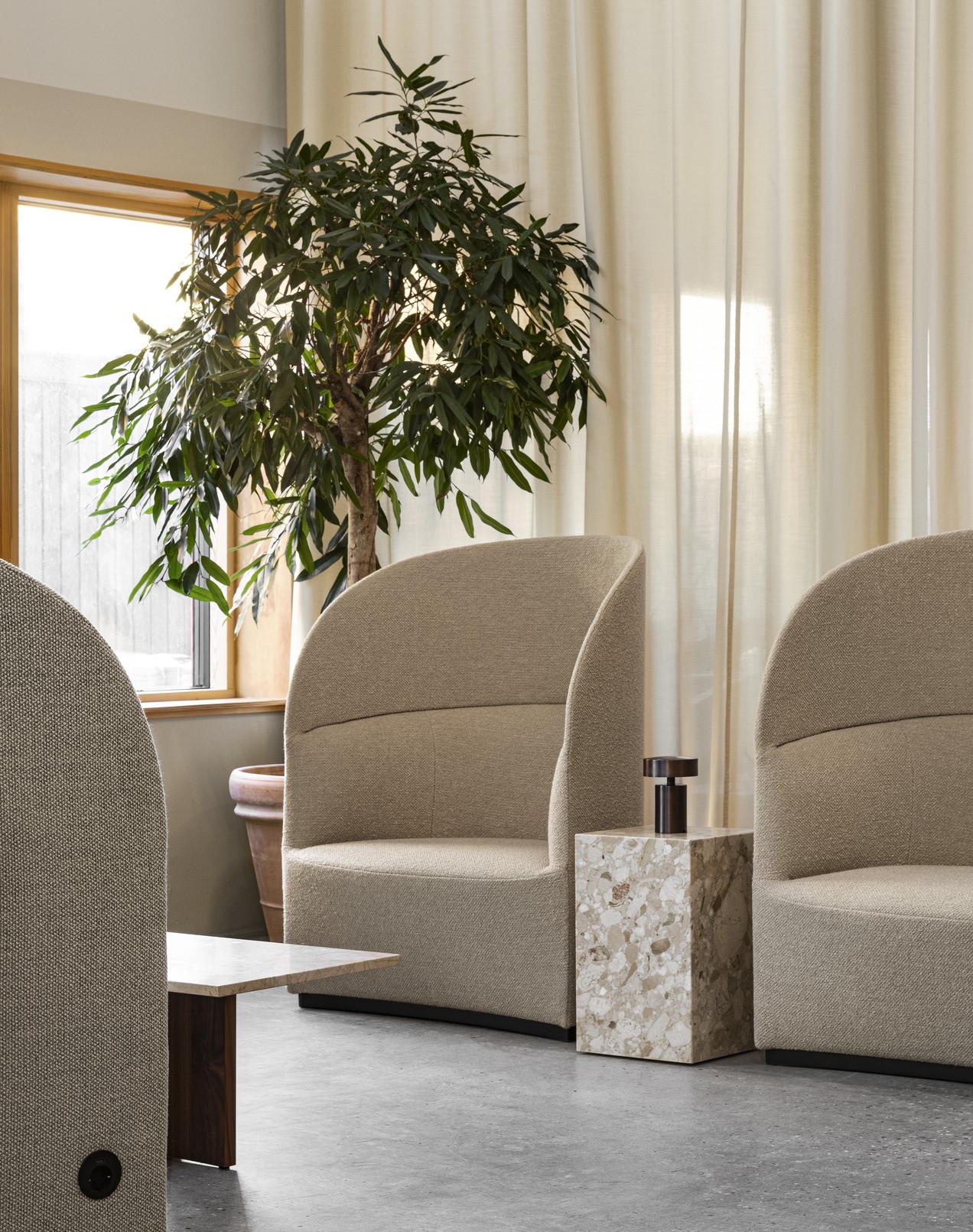 TEAROOM LOUNGE CHAIR, HIGH BACK