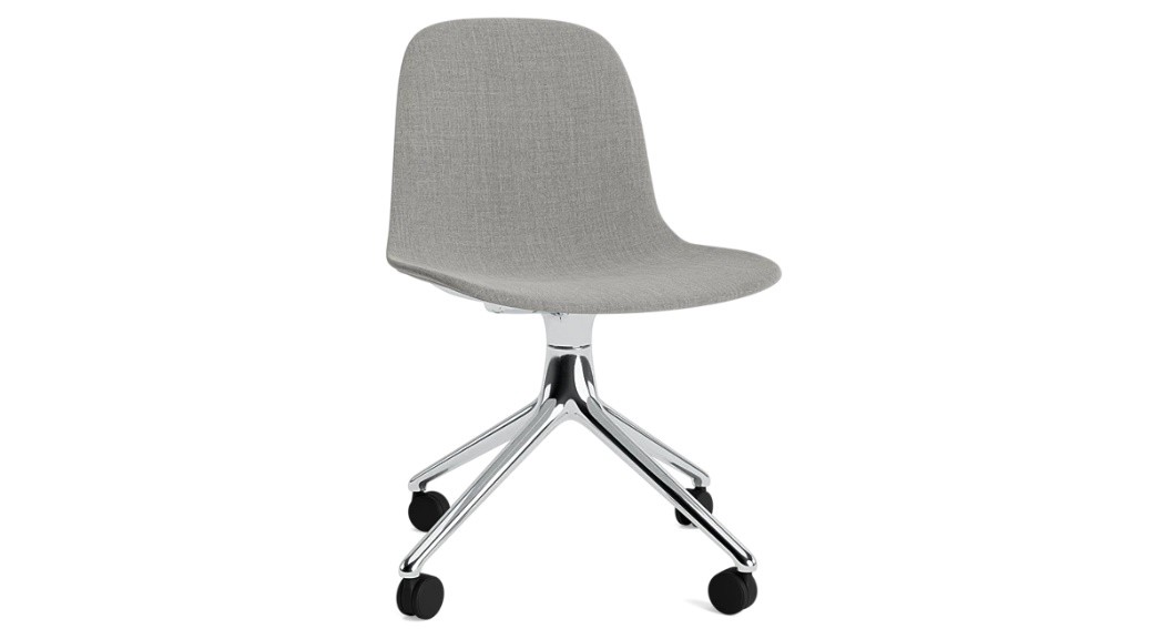 FORM CHAIR SWIVEL 4W FULL UPHOLSTERY ALU