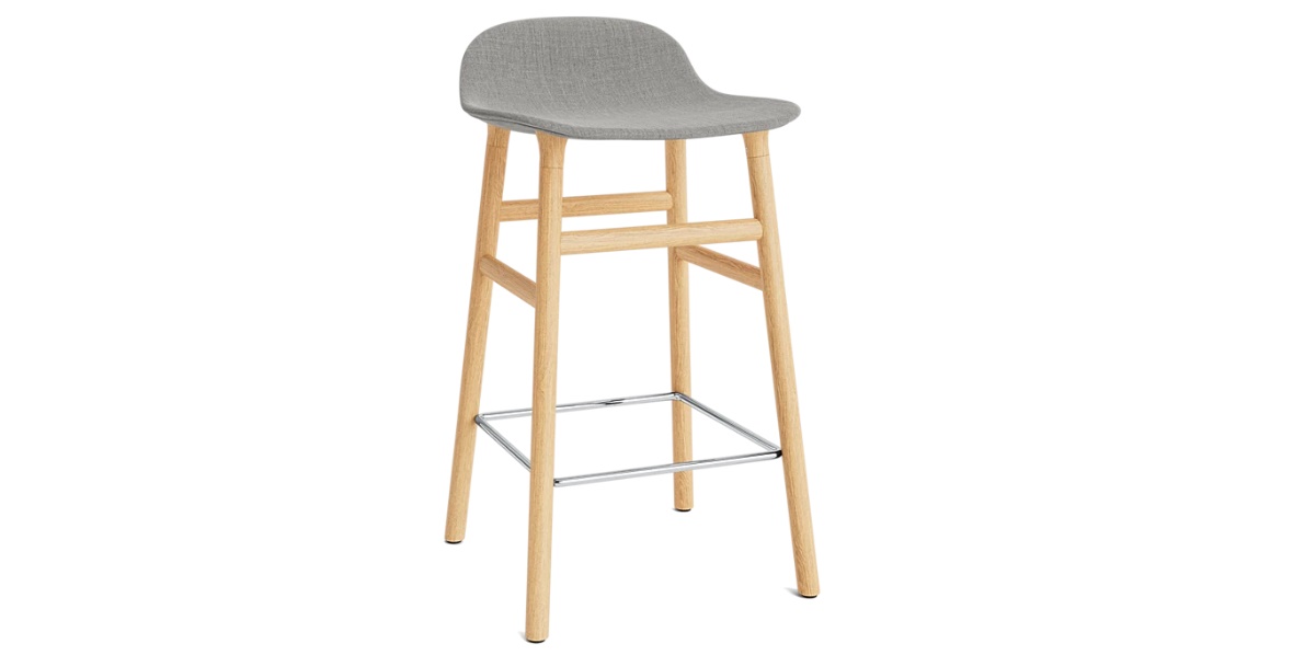 FORM BARSTOOL 65 CM FULL UPHOLSTERY WOOD