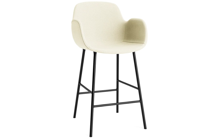 FORM BAR ARMCHAIR 65 CM FULL UPHOLSTERY STEEL
