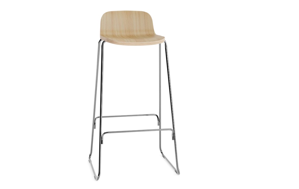 JUST BARSTOOL 75 CM W. BACK STEEL