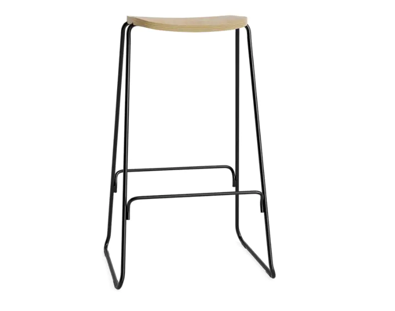 JUST BARSTOOL 75 CM W. BACK STEEL