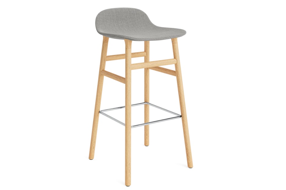 FORM BARSTOOL 75 CM FULL UPHOLSTERY WOOD