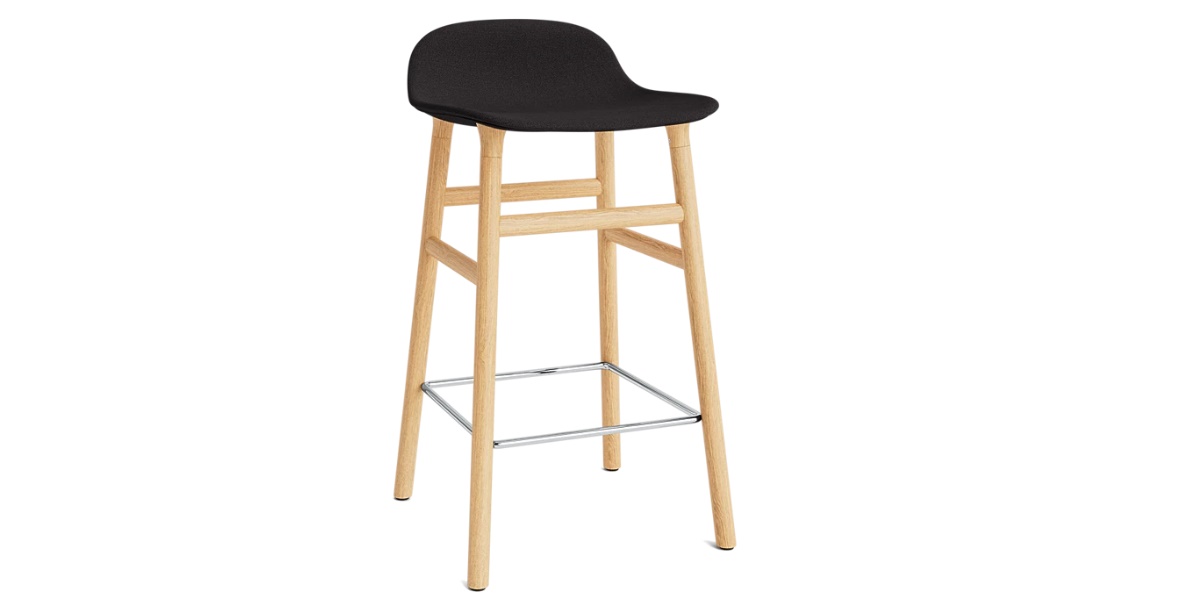 FORM BARSTOOL 65 CM FULL UPHOLSTERY WOOD