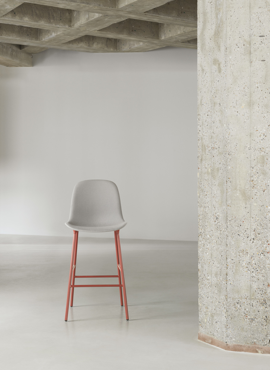 FORM BAR CHAIR 65 CM FULL UPHOLSTERY STEEL