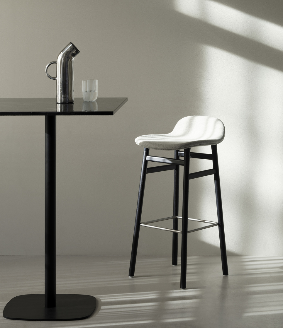 FORM BARSTOOL 65 CM FULL UPHOLSTERY WOOD