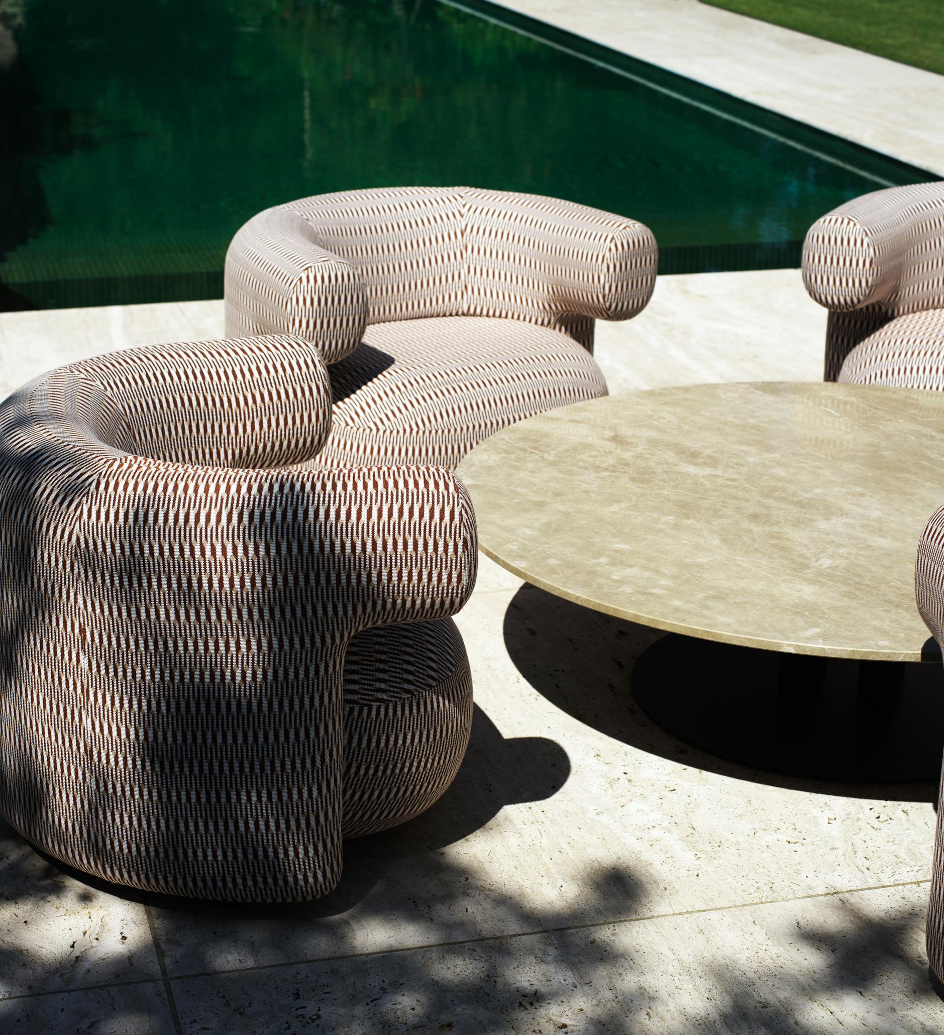 BURRA LOUNGE CHAIR W. RETURN OUTDOOR