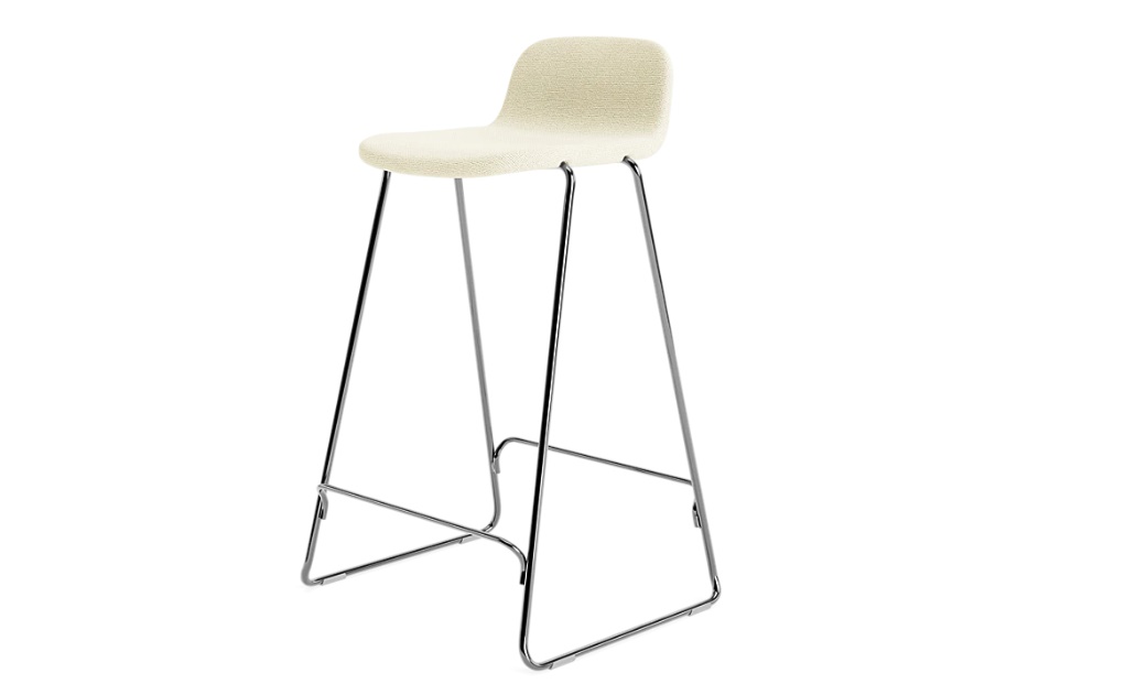 JUST BARSTOOL 65 CM W. BACK STEEL