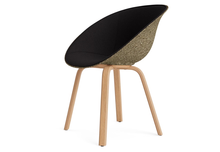 MAT ARMCHAIR FRONT UPHOLSTERY WOOD