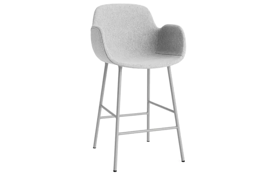 FORM BAR ARMCHAIR 65 CM FULL UPHOLSTERY STEEL
