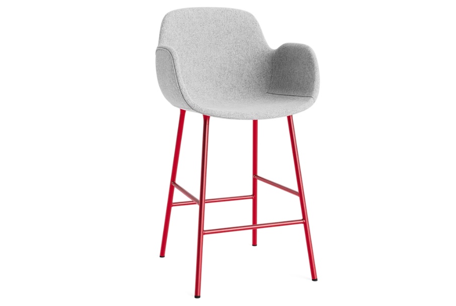 FORM BAR ARMCHAIR 65 CM FULL UPHOLSTERY STEEL