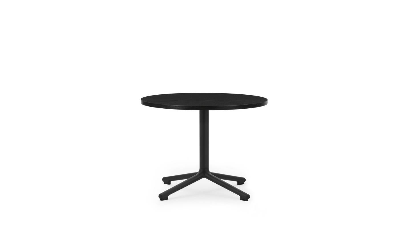 LUNAR TABLE H45 CM ALU/WOOD