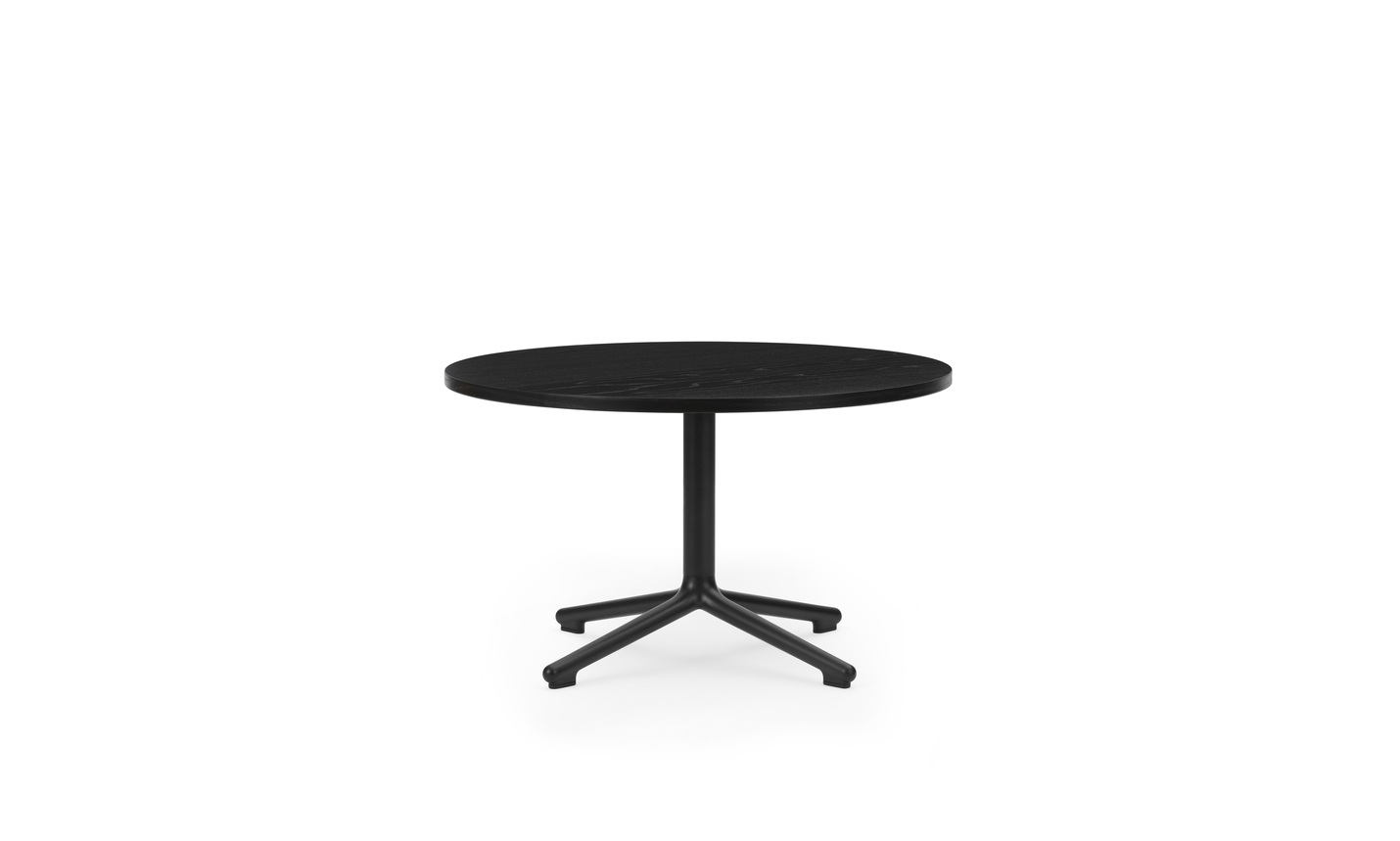 LUNAR TABLE H40 CM ALU/WOOD