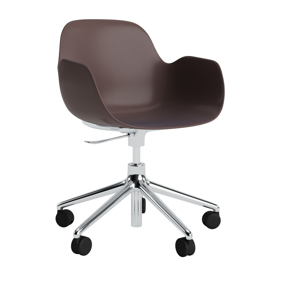 FORM ARMCHAIR SWIVEL 5W GAS LIFT ALU