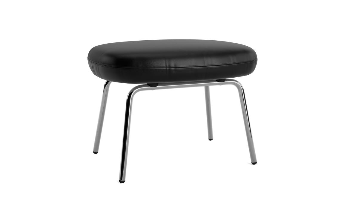 ERA FOOTSTOOL STEEL & CHROME
