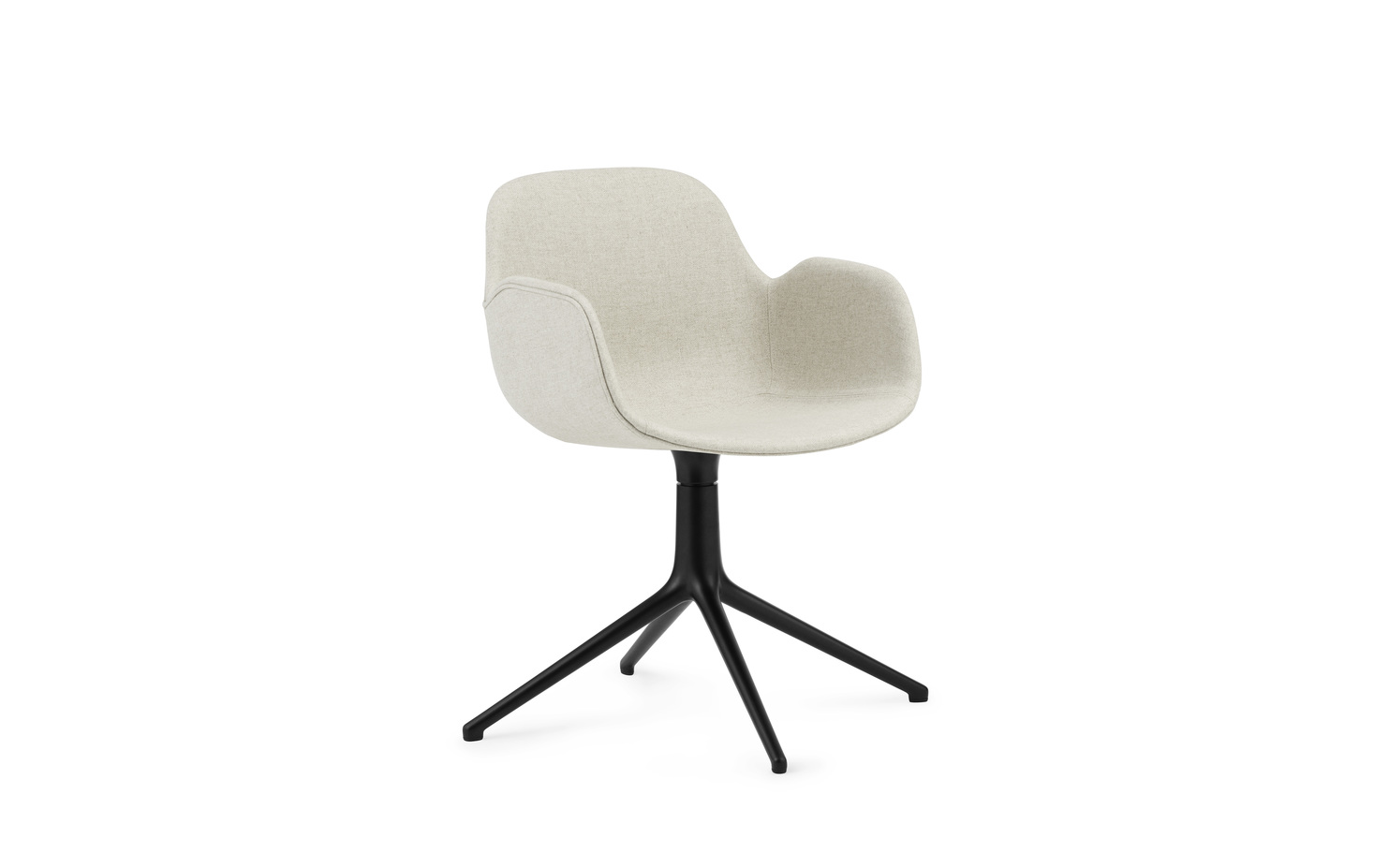 FORM ARMCHAIR SWIVEL 4L FULL UPHOLSTERY ALU