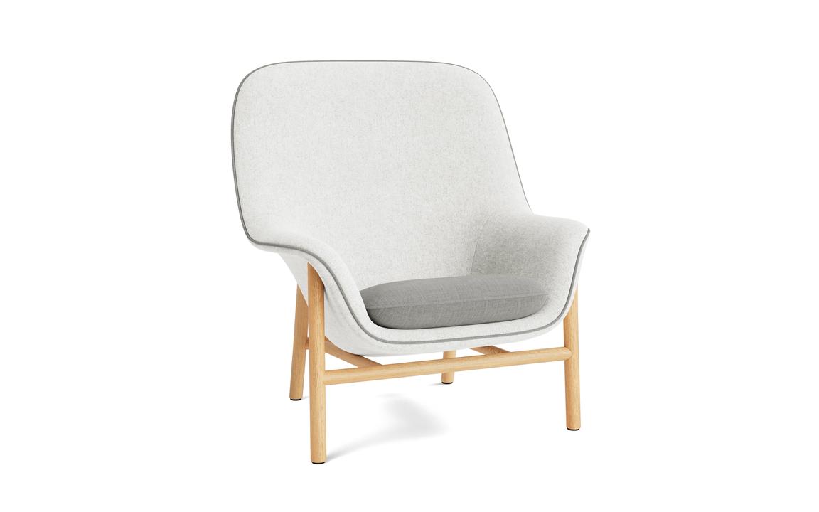 DRAPE LOUNGE CHAIR HIGH WOOD