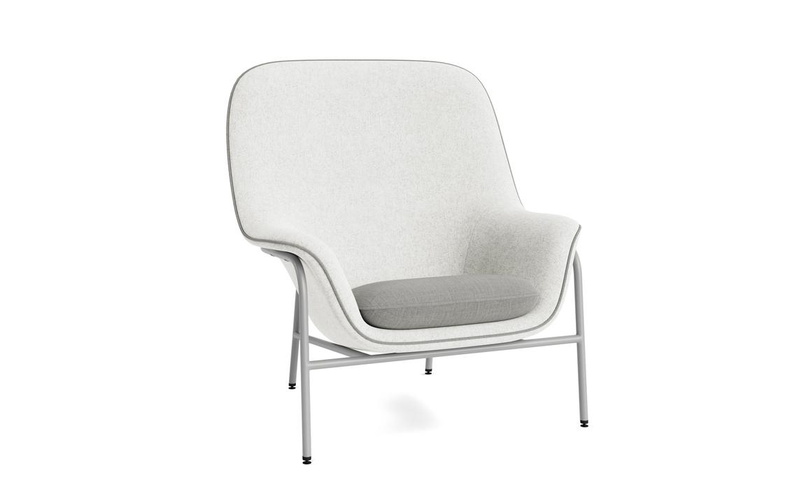 DRAPE LOUNGE CHAIR HIGH STEEL