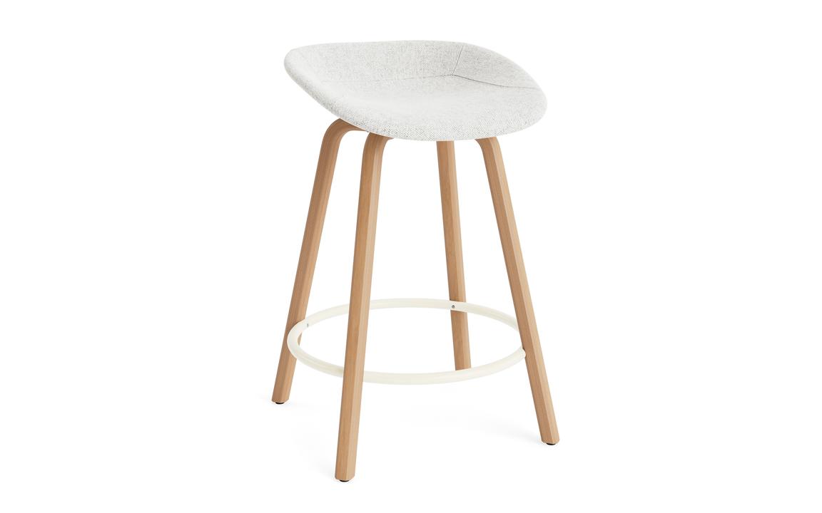 MAT BARSTOOL FRONT UPHOLSTERY WOOD