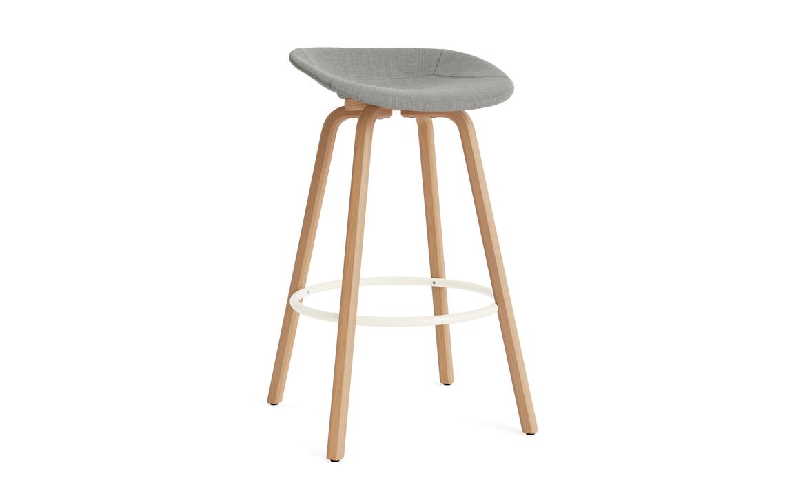MAT BARSTOOL FRONT UPHOLSTERY WOOD