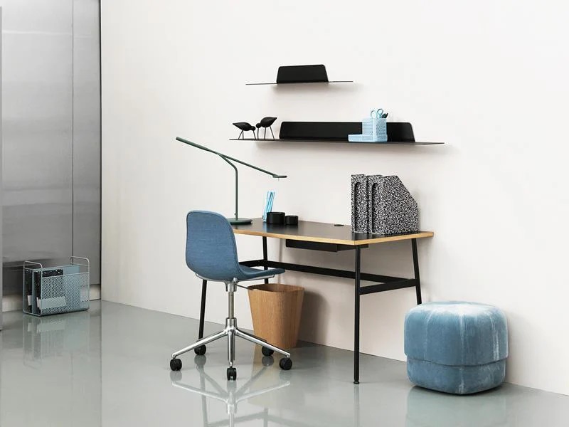 FORM CHAIR SWIVEL 5W GAS LIFT FULL UPHOLSTERY ALU