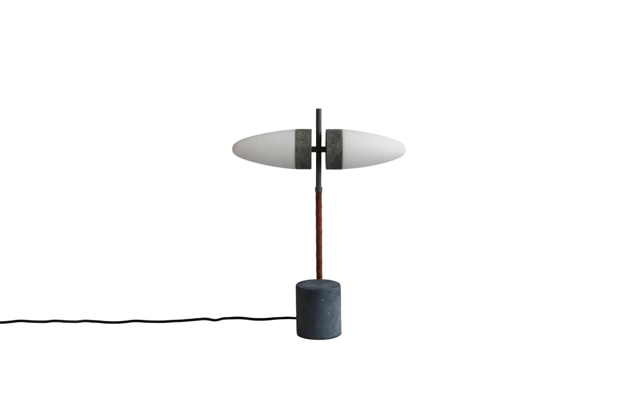 Bull Table Lamp - Oxidized
