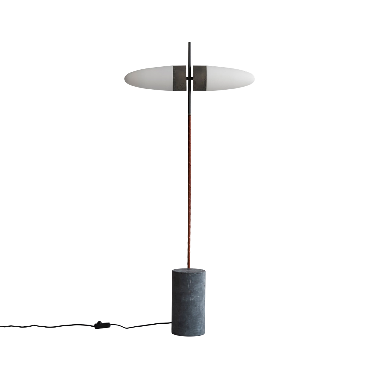 Bull Floor Lamp - Oxidized