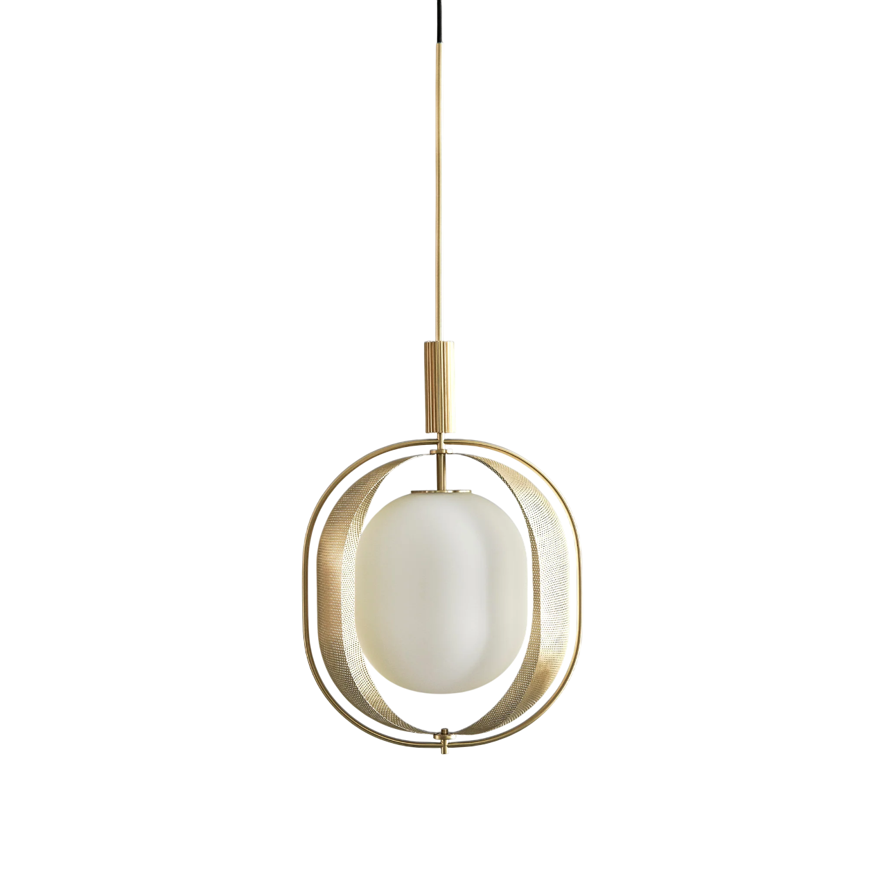 Pearl Pendant - Brass