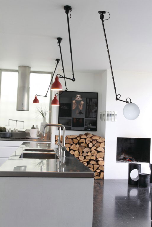 Lampe Gras N°302 L Glassball