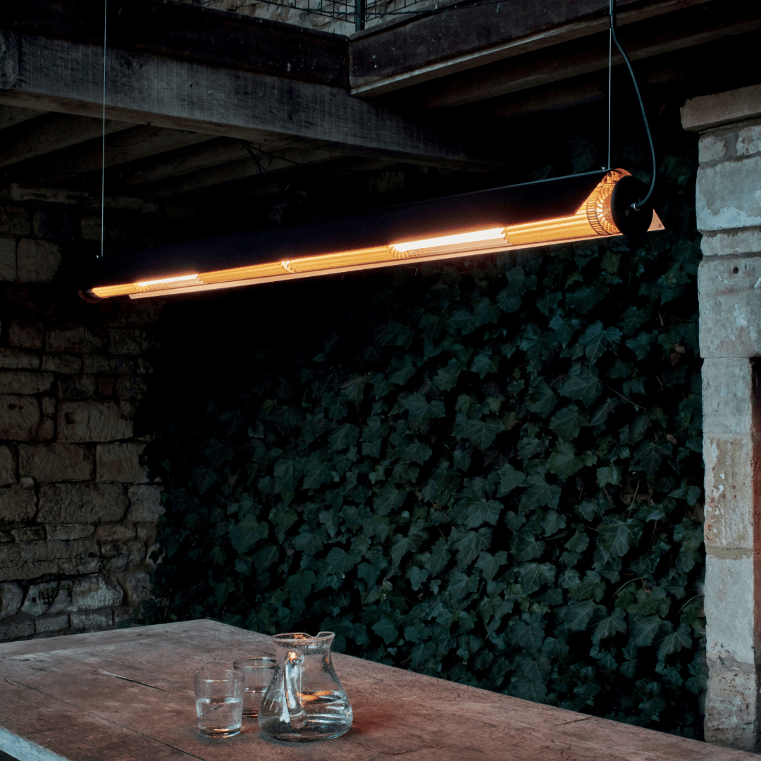 In The Tube 360° Pendant Horizontal with wing