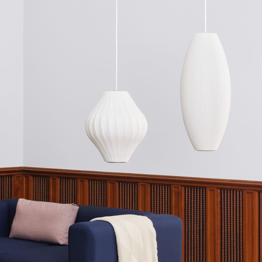 Nelson Pear Crisscross Bubble Pendant