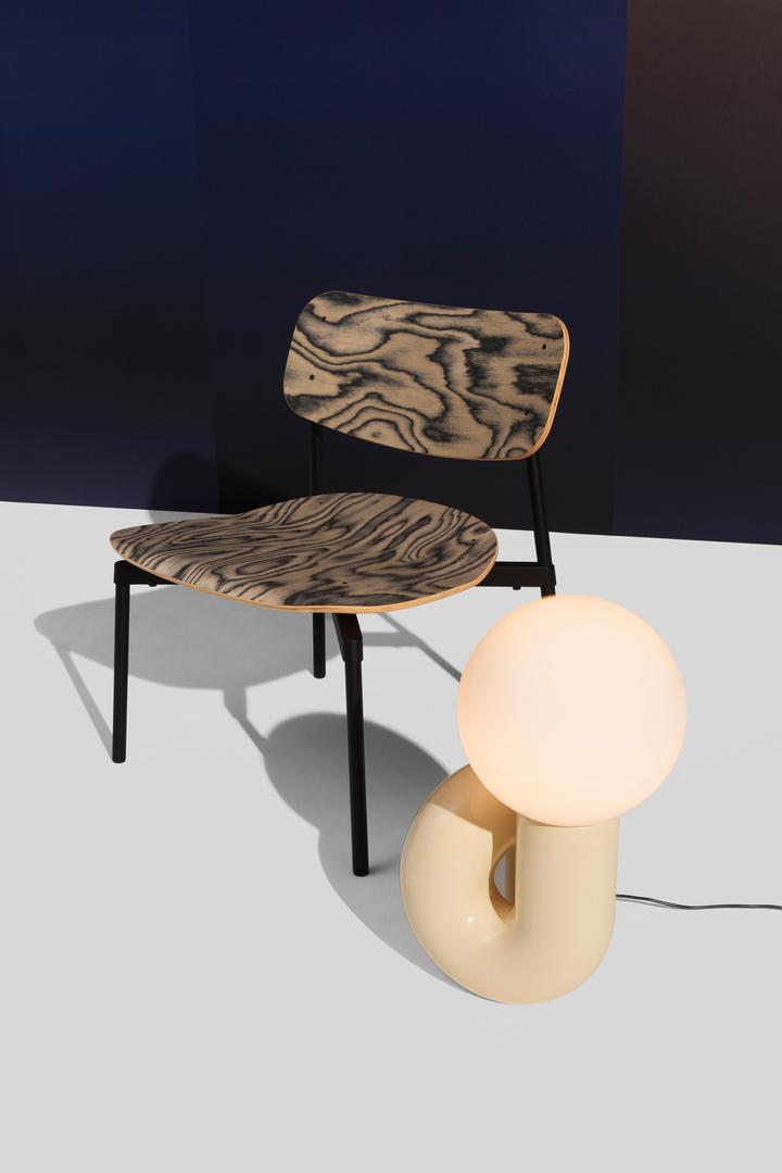 FROMME WOOD LOUNGE CHAIR