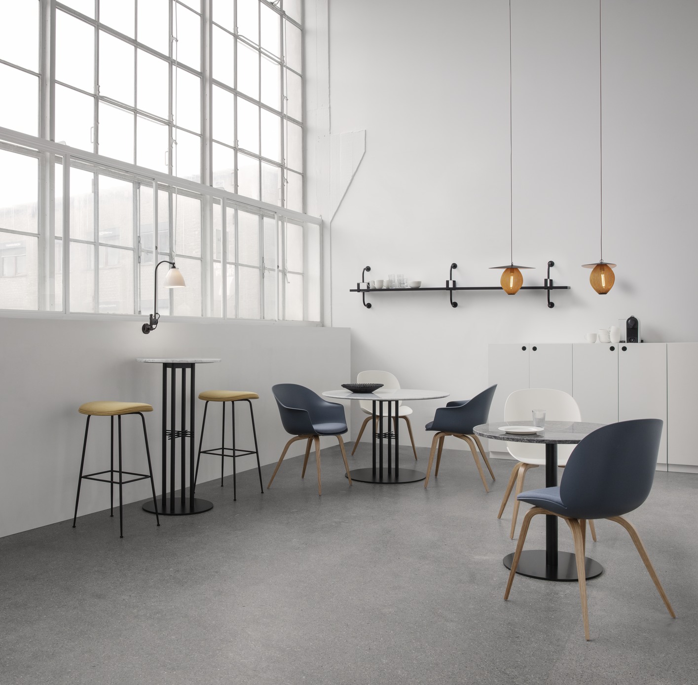 Bat Dining Chair Wood base