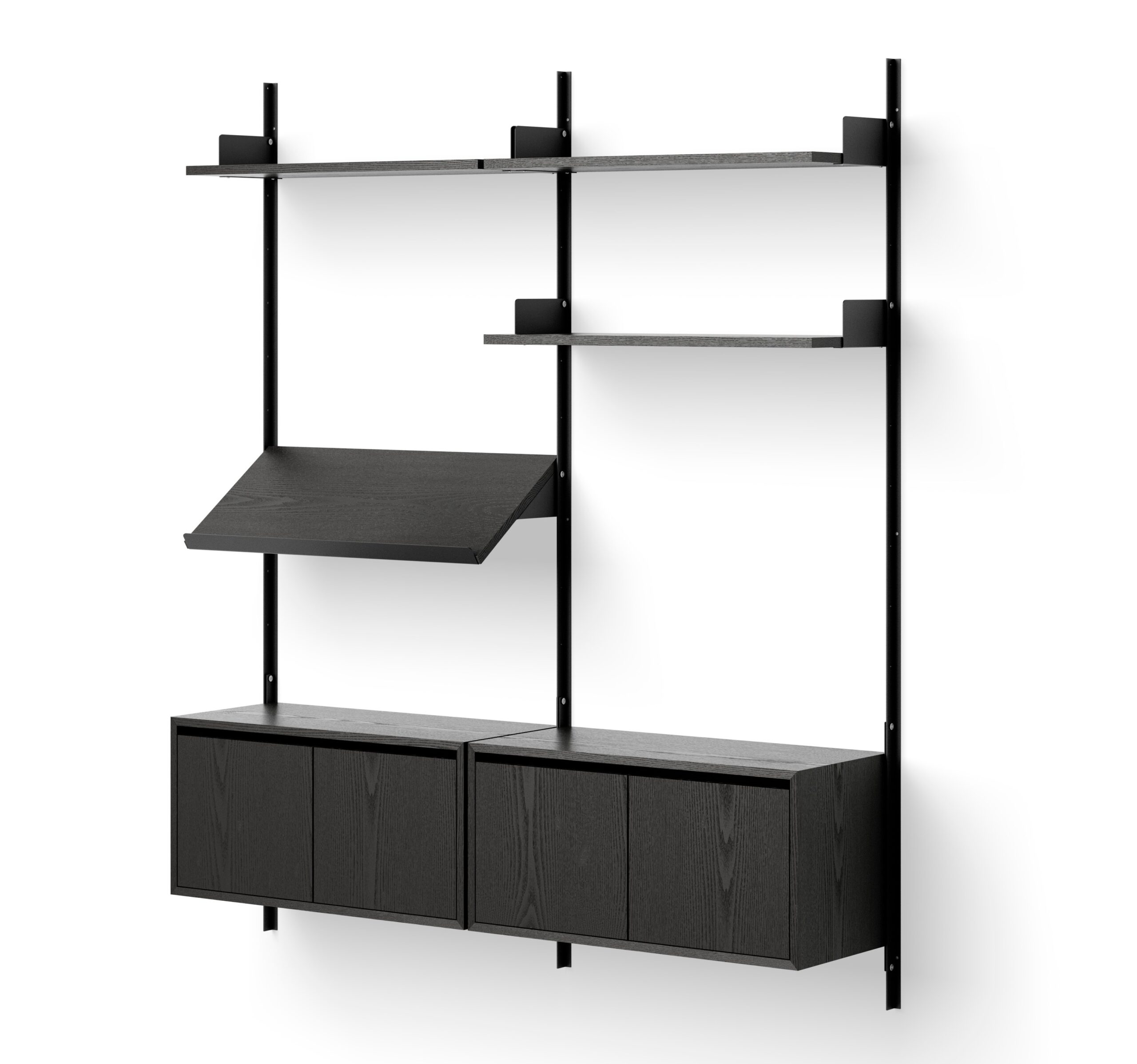 New Works Living Shelf Cabinets Low w. Doors